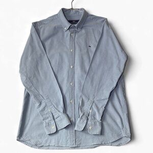 Vineyard Vines Men’s L light blue button-down whale shirt